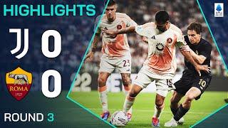 JUVENTUS-ROMA 0-0  HIGHLIGHTS  The sides share the spoils at the Allianz Stadium  Serie A 202425