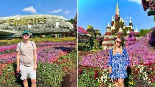 We Went To The BEAUTIFUL Dubai Miracle Garden FULL Tour & Review