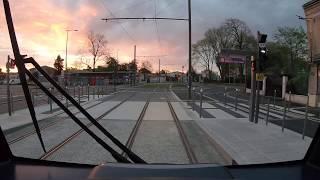 Tram Cab Ride Tramway bordeaux ligne D  Cantinolle - Carle-Vernet  en 0424 minutes