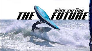 THE FUTURE    WING SURF WITHOUT A FOIL   -  could this be the future?