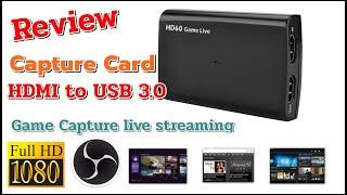 Review Capture Card  USB 3 0 Game Capture Live Streaming I #Catch5IT