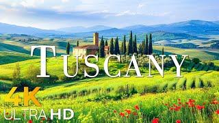 12 HOURS DRONE FILM  TUSCANY in 4K  + Relaxation Film 4K  beautiful places in the world 4k 