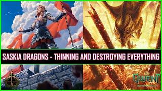 Gwent  Saskia Dragons - Thinning And Destroying Everything  Competitive Deck For Any Tier