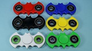 Batman Fidget Spinners Black White Red Blue Green Yellow