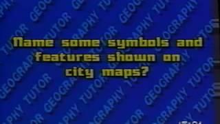 What are some Symbols and Features shown on City Maps?