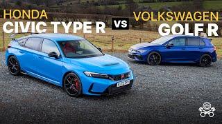 2023 Honda Civic Type R FL5 vs VW Golf R Mk8  PistonHeads