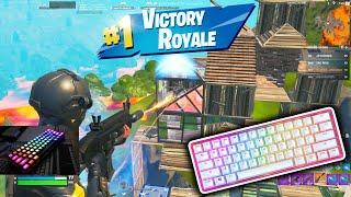 12 HOUR ASMR HyperX Alloy Origins 60 Chill  Keyboard Sounds Fortnite Gameplay Chill To Sleep