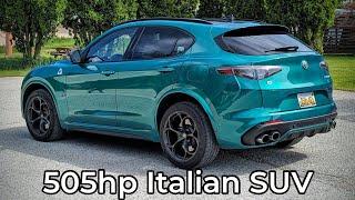 2024 Alfa Romeo Stelvio Quadrifoglio Review - The Best Drivers SUVCUV?