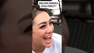 Celine evangelista keluar Dimuka atau Di Perut