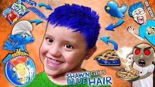 SHAWN gets BLUE HAIR Song  + Cool Surprise FUNnel FV Family Vlog