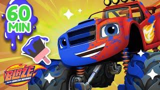 BEST of Blaze Makeover Machines  60 Minute Compilation  Blaze and the Monster Machines