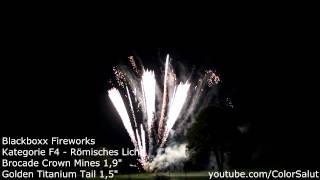 Römische Lichter - Kollektion 20142015 - Kat F4 - Blackboxx Fireworks - Vorschießen