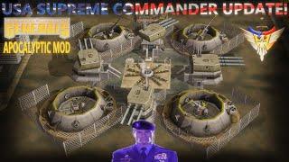 SUPREME COMMANDER GENERAL UPDATE  APOCALYPTIC MOD Command and Conquer Generals Zero Hour 2024