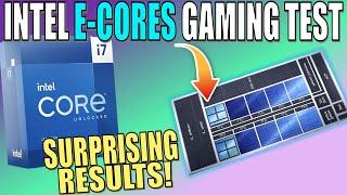 I Did Not Expect These Results Intel E-Cores ON vs OFF 40 GAME BENCHMARK