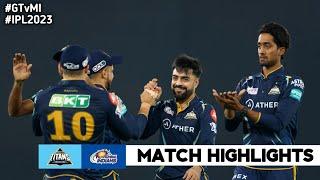 GT vs MI 35th Match IPL 2023 Highlights  IPL Highlights 2023  GT vs MI highlights today