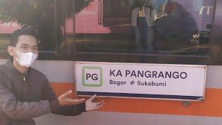 TRIP NAIK KERETA API PANGRANGO DARI BOGOR KE CISAAT SUKABUMI  CUMA 45K HEMAT BANGET