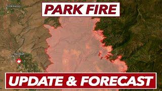 Park Fire Update & Forecast  July 31 2024