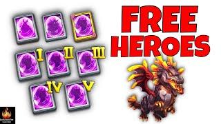 Castle Clash Best Way to Get FREE HEROES