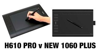 Huion H610 Pro vs New 1060 PLUS tablet