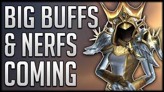 HUGE Class Changes Buffs & Nerfs Coming & Alts Get FREE Gear??