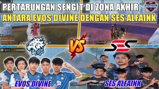 DUEL SENGIT DI ZONA AKHIR EVOS DIVINE NEW ERA vs SES ALFAINK‼️ Turnamen DGWIB Free Fire Indonesia