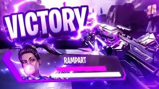 WINNING WITH MY WORST LEGEND NEW RAMPART CHALLENGES APEX LEGENDS SEASON 20 GAMEPLAY