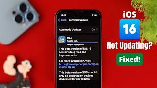 iOS 16 Unable to Install Update? Here the Fix