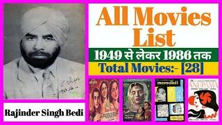 Director Rajinder Singh Bedi All Movies List  Stardust Movies List