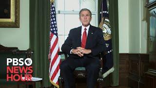 President George W. Bush’s full address announcing first U.S. strikes in Afghanistan - Oct. 7 2001