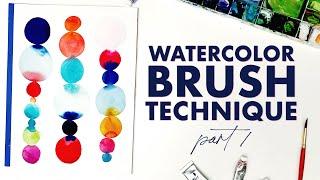 Watercolor Brush Techniques to Know Part 1