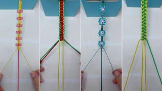 Creative Bracelet Designs Using Nylon Threads and Beads