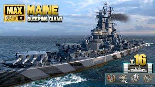 Battleship Maine Devastating salvos - World of Warships