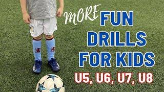 Fun Drills For Kids Volume 2  U5 U6 U7 U8 FootballSoccer  2021