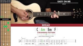 Easy On Me Guitar Cover Adele Tabs + Chords