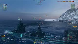 WOWS - Lyon - The best tech-tree Tier 7 battleship Kraken denied 