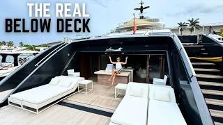 211  67M Motor Yacht Loon REAL Below Deck Crew Life with @motoryachtloon @the_crewchef