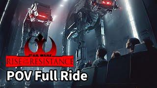 NEW Star Wars Ride - Rise of the Resistance Best POV Hollywood Studios Walt Disney World 2024
