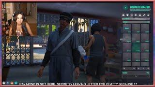 Ray trying to change to a mail man outfit without getting noticed - GTA V RP NoPixel 4.0