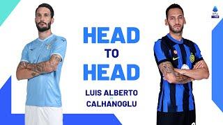 Two midfield maestros  Luis Alberto vs Calhanoglu  Head to Head  Serie A 202324