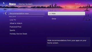 How to Remove Recommendations Featured Channels Live TV from Home Screen Sidebar and Main Apps