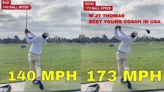 30mph MORE The SLING SHOT  Golf Swing with JT Thomas #GOLF Coach