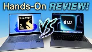 HANDS-ON REVIEW - Snapdragon X Elite Vs MacBook Pro M3