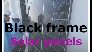 Risen solar panels with black frame combine beauty and function  SolarThailand.biz