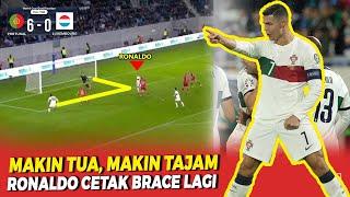 MAKIN TUA MAKIN TAJAM RONALDO Cetak 2 Gol Cantik vs luxembourg CETAK REKOR LAGI 