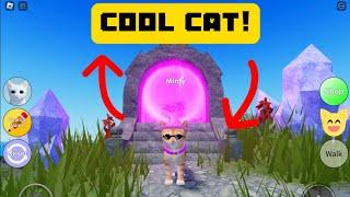 I’m A Cool Cat Doing An Obby Roblox- Kitten Game New Island Update