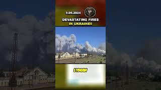 BREAKING NEWS MASSIVE FIRE ERUPTS IN UKRAINE IMPOSSIBLE TO FIGHT #news #shorts #ukraine