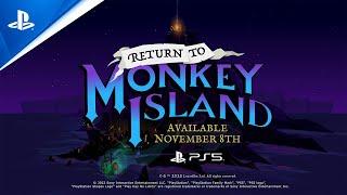 Return to Monkey Island - Release Date Trailer  PS5 Games