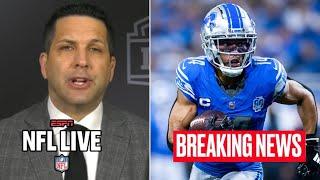 NFL LIVE  Lions have made Amon-Ra St. Brown the new highest-paid WR in the NFL  - Adam Schefter