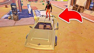 How to Enter a car from the roof Fortnite