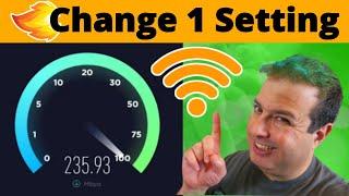 How to make your Internet speed faster with 1 simple setting New Method